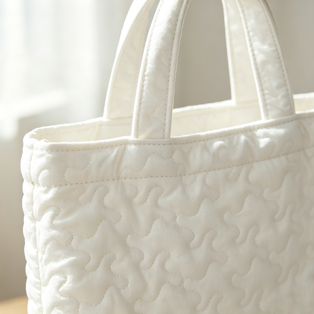 Pagewings Return to Library Quilted Tote Bag