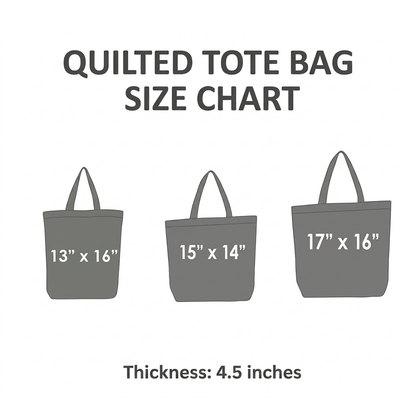 Pagewings Read Books Quilted Tote Bag